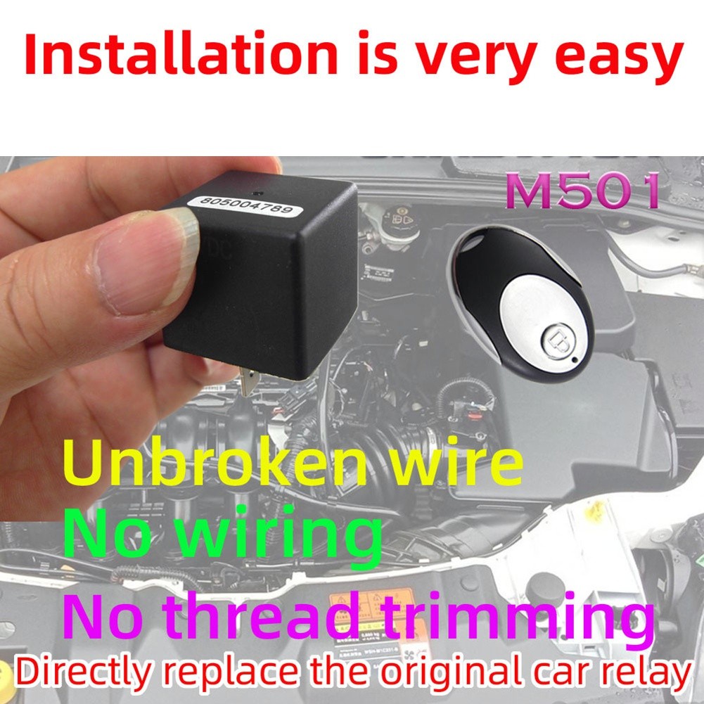12V Immobilizer Car Engine Lock Intelligent Security -Theft System8457
