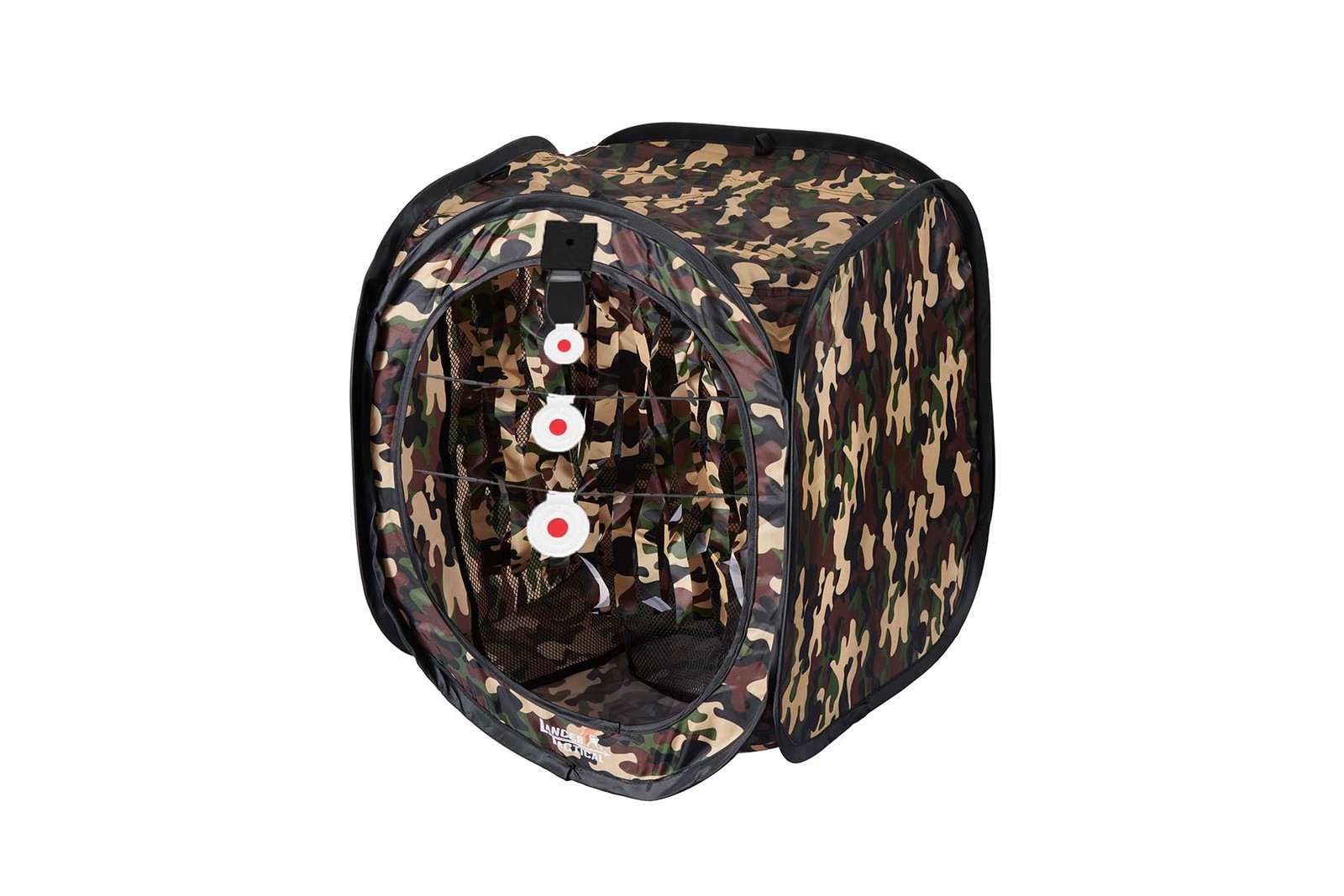 Lancer Tactical Portable Airsoft Target Tent - Black BB Shooting Range