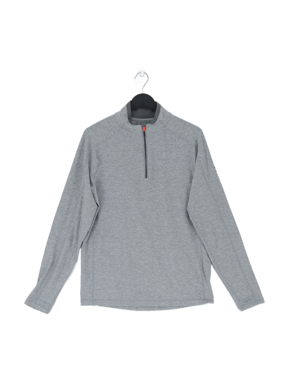 Under Armour Men's Loungewear S Grey Polyester with Elastane Mock Neck Basic