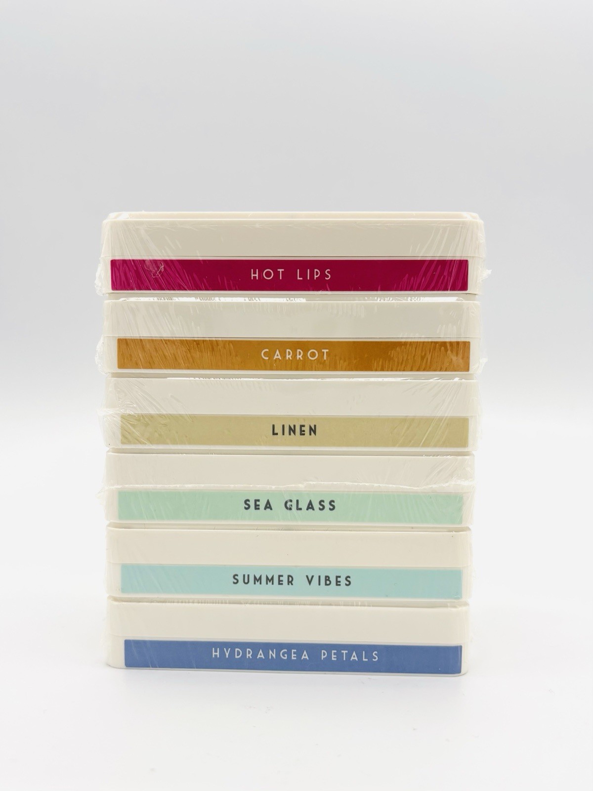Color Philosophy Stackable Magnetic Ink Pads Set of 6 New Sealed Dye Ink Craft