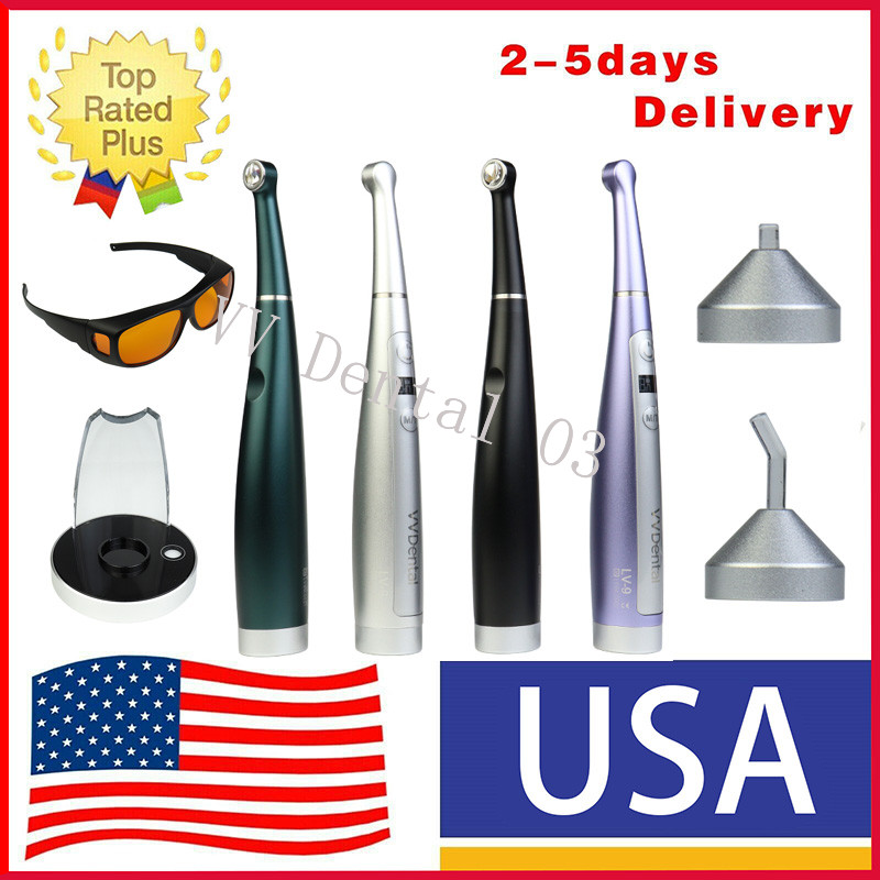Dental Led Curing Light 1S/2Mm Resin 3200Mw/cm² 6 Modes Caries Metal Wireless