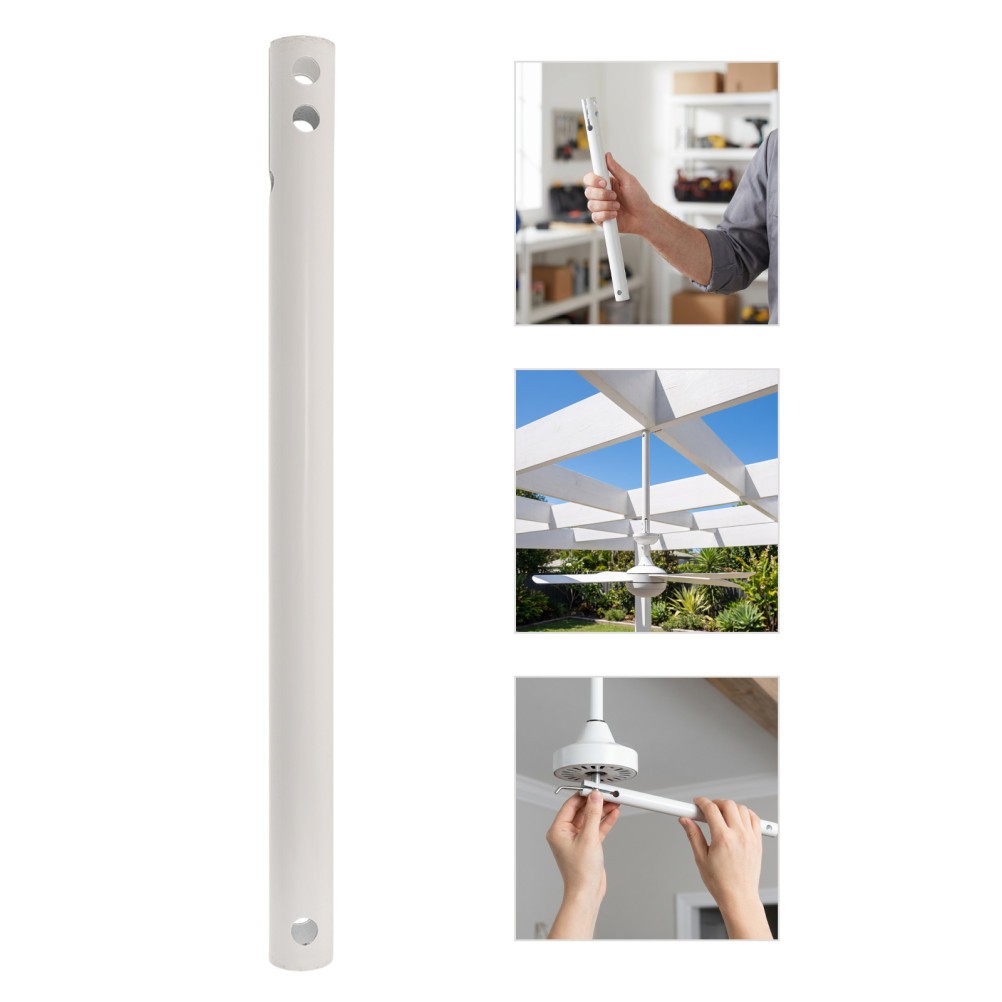 Ceiling Fan Replacement Downrod - 11.81 Inch Metal Hanging Extension Rod for