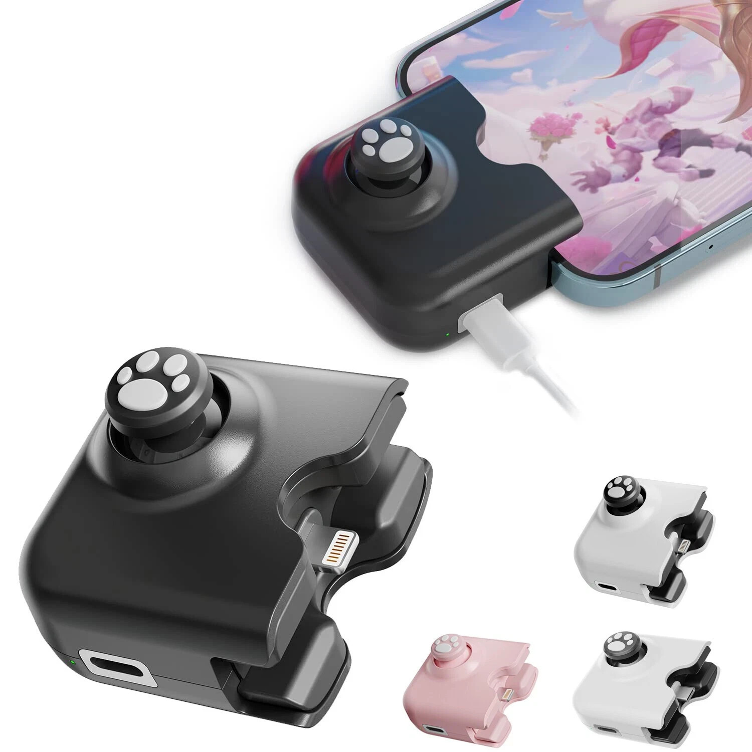 Cell Phone Game Controller Gamepad Joystick for iPhone 15 14 13 Pro Max Mini iOS