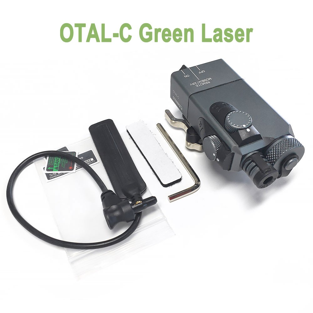 Airsoft Offset OTAL-C Green Laser Aiming / M300B LED Flashlight / Light Switch