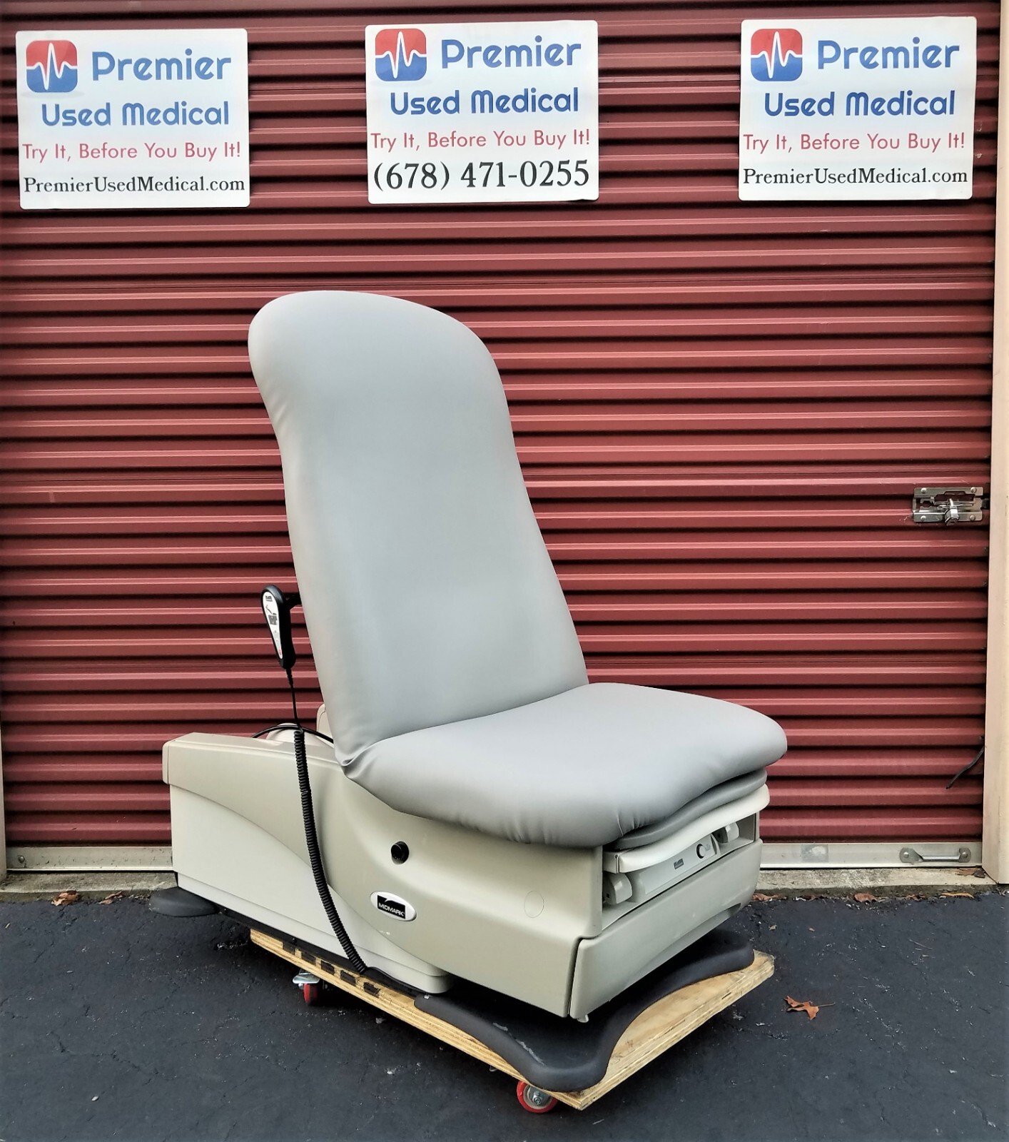 Exam Tables Ritter Midmark Power 625 New Graphite Uphstry *Premier Used Medical*