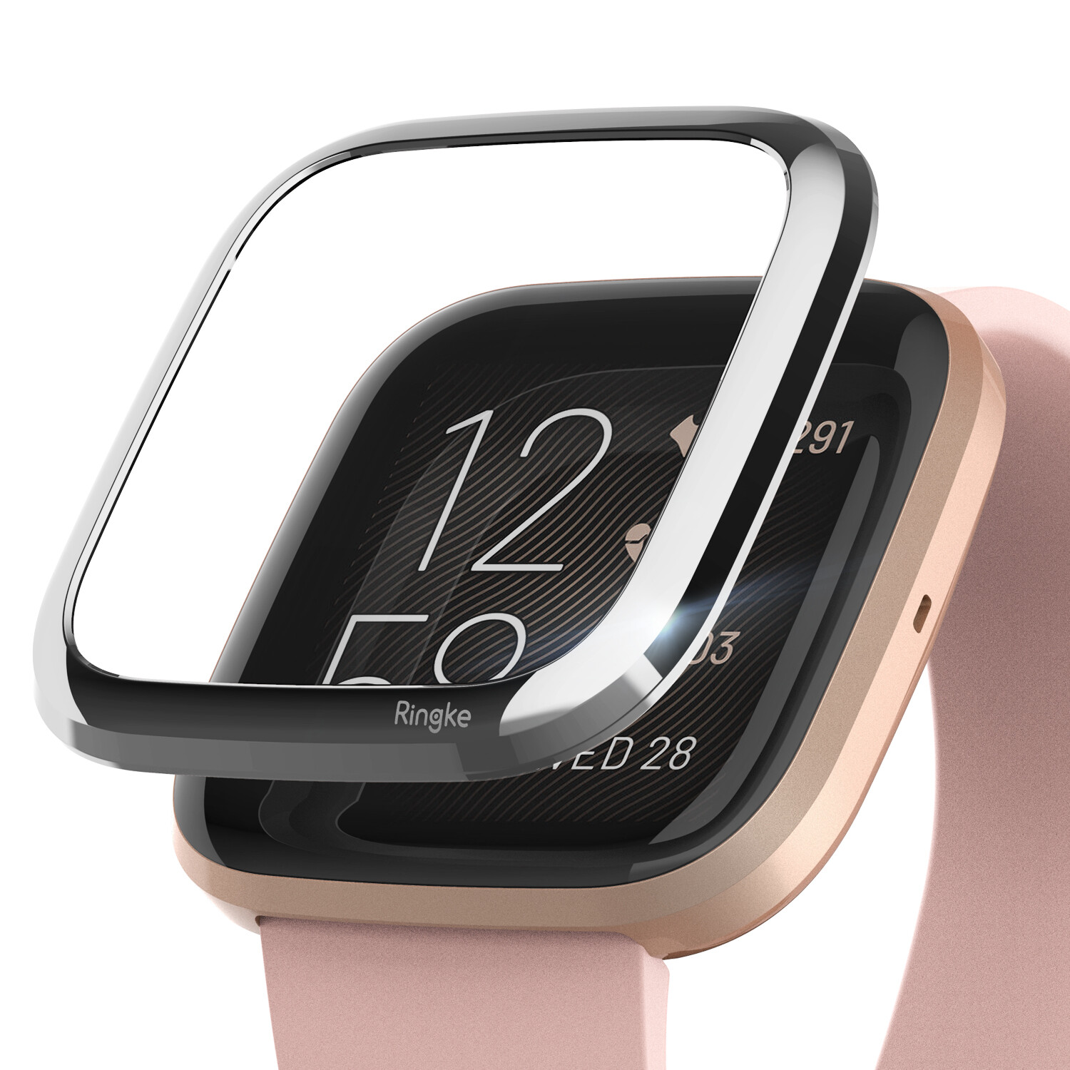 For Fitbit Versa 2 | Ringke Bezel Styling Frame Case Cover Stainless Protector