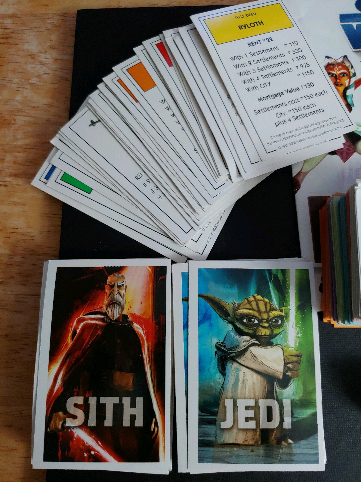 Monopoly Star Wars The Clone Wars Replacement Pcs