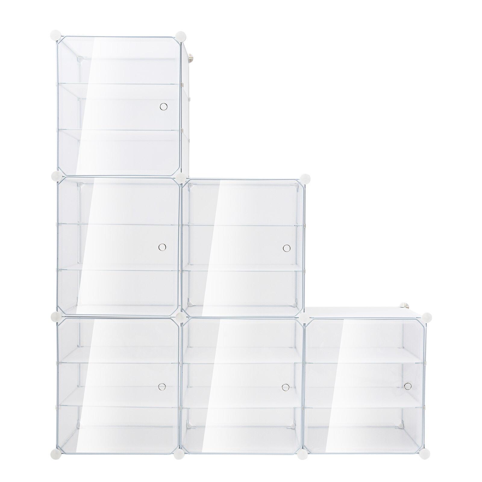 12-Tier Shoe Rack Organizer Stackable Closet 36 Pairs Shoes Box Storage Cabinet