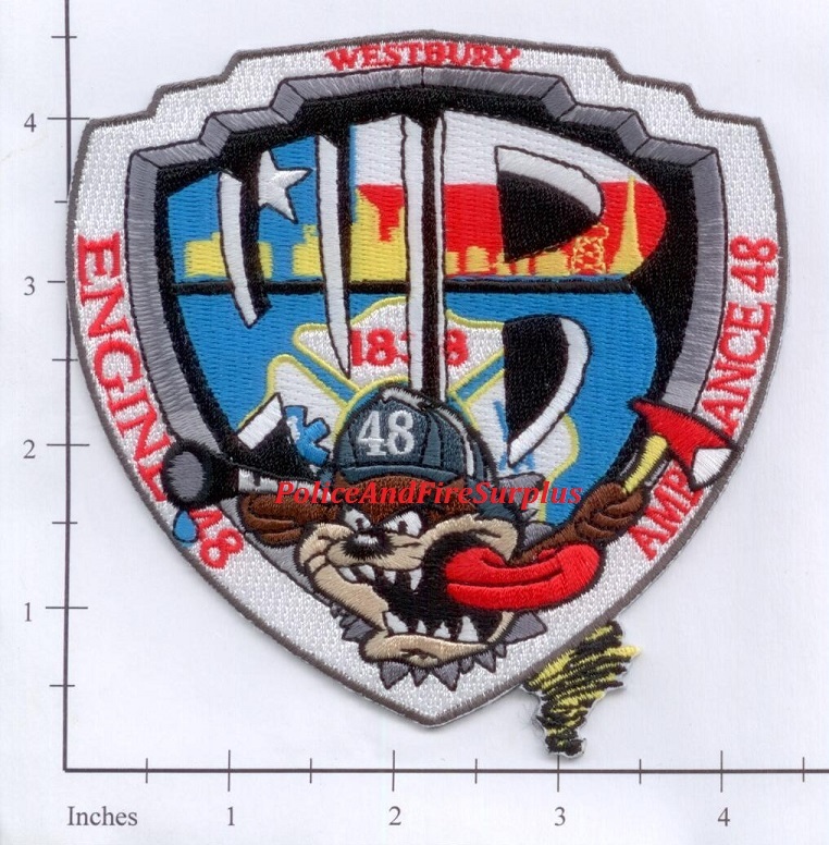 Texas - Houston Station 48 TX Fire Dept Patch - WB - Westbury