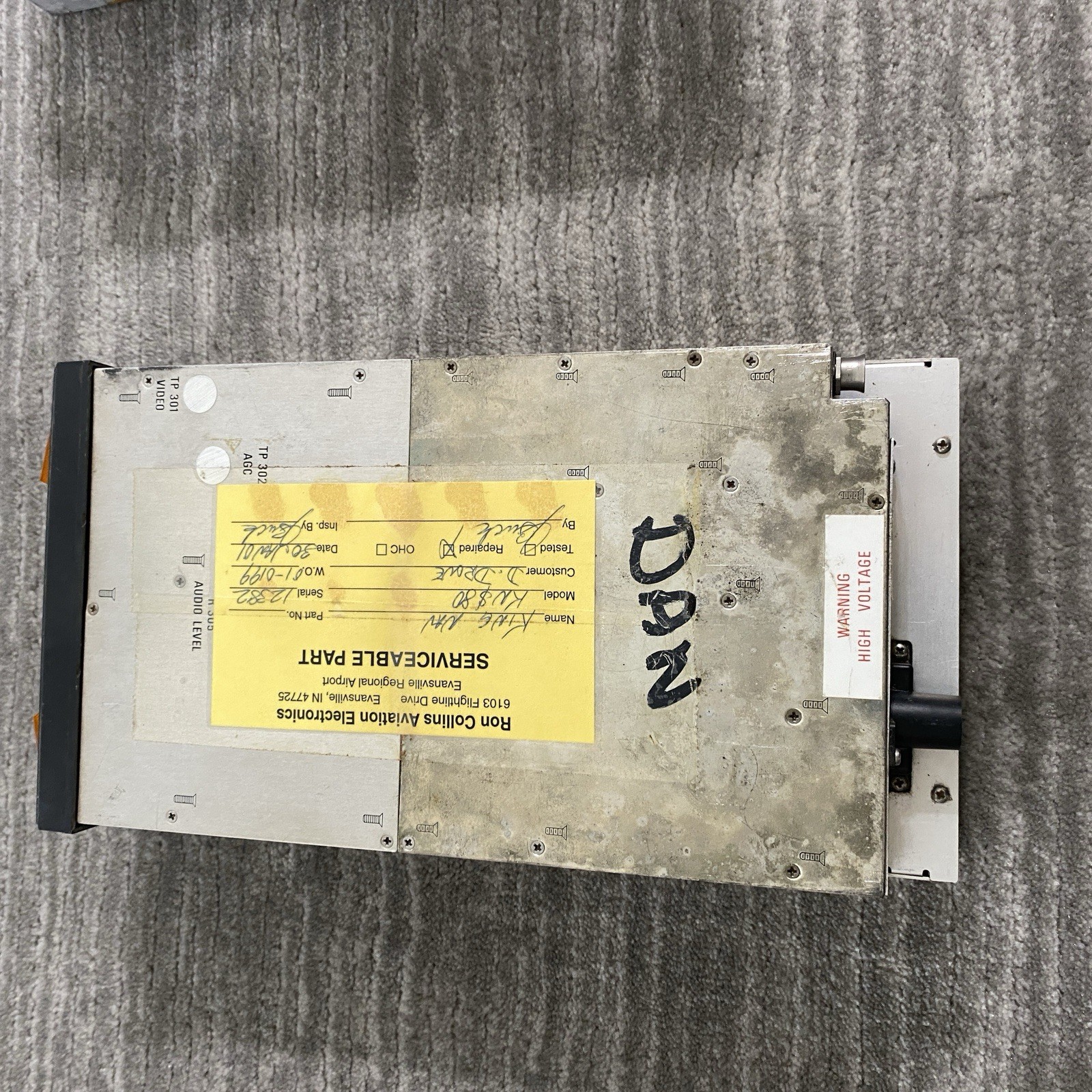 Bendix King KNS 80 Navigation System 066-4008-00 With Screen Damage And Tray