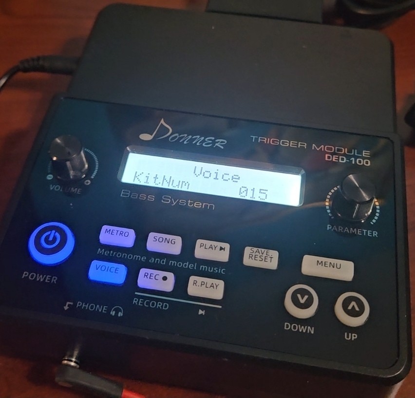 Donner Trigger Module DED-100 for Electronic Drum Bass System