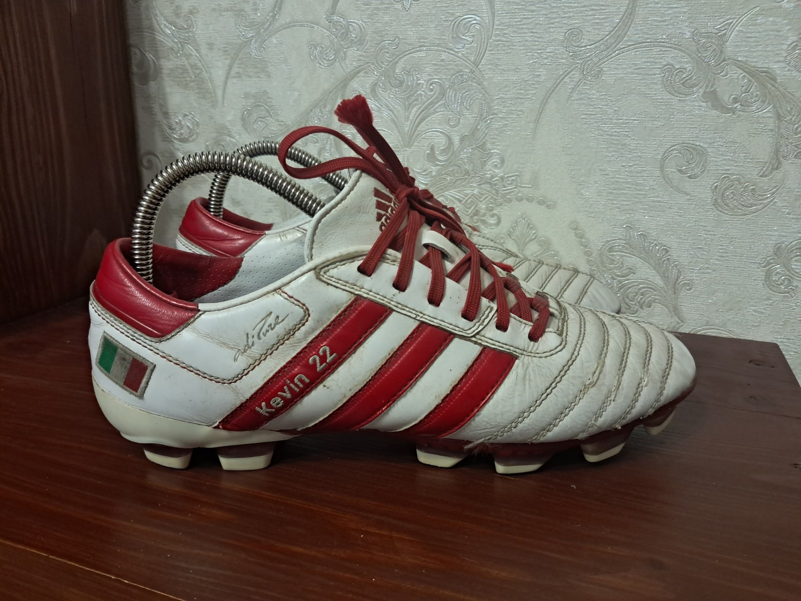Adidas Adipure Matchworn Italy Soccer Cleats Football Boots  Sz 8 US Leather