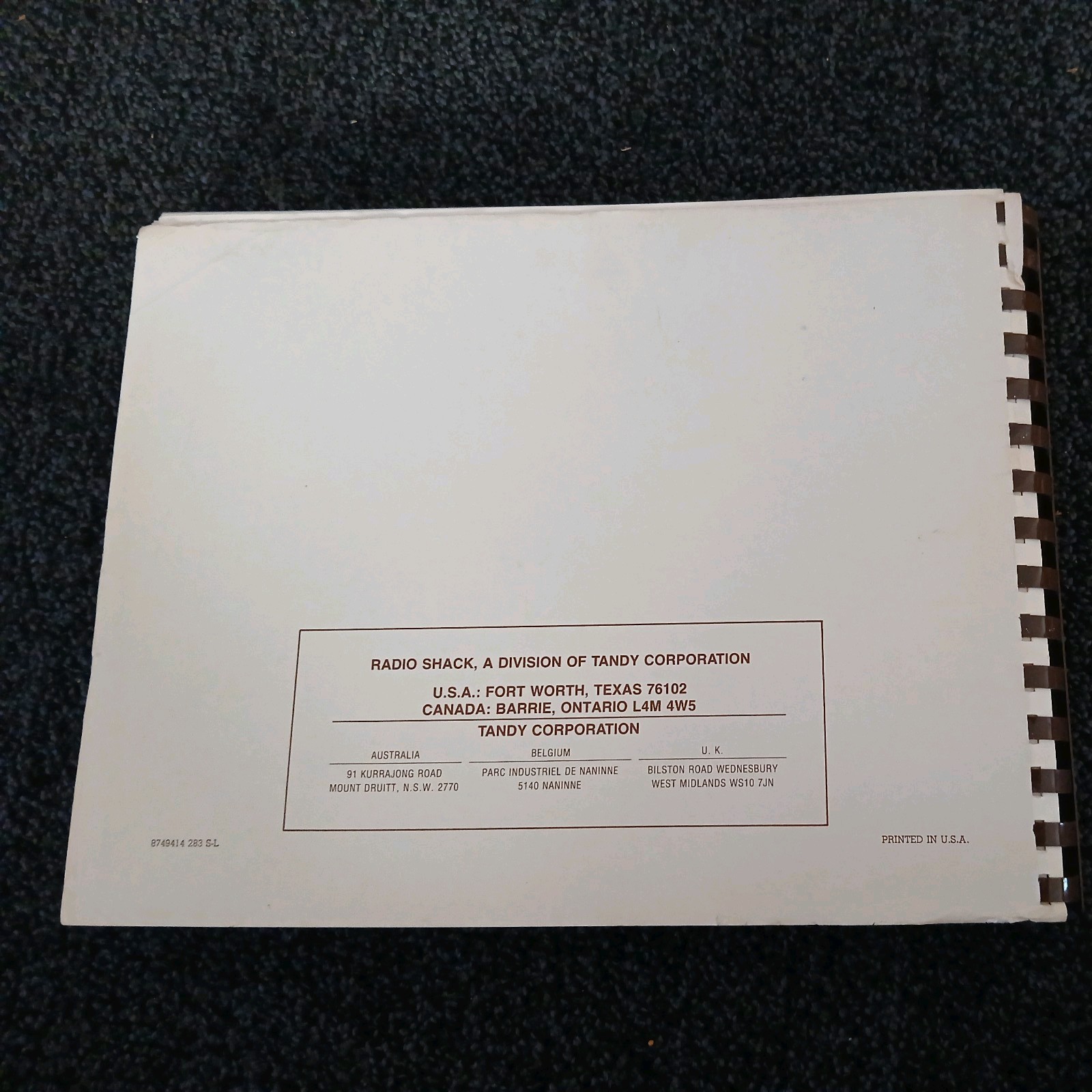 Getting Started With TRS-80 BASIC for Models I, III & 4 Radio Shack VTG