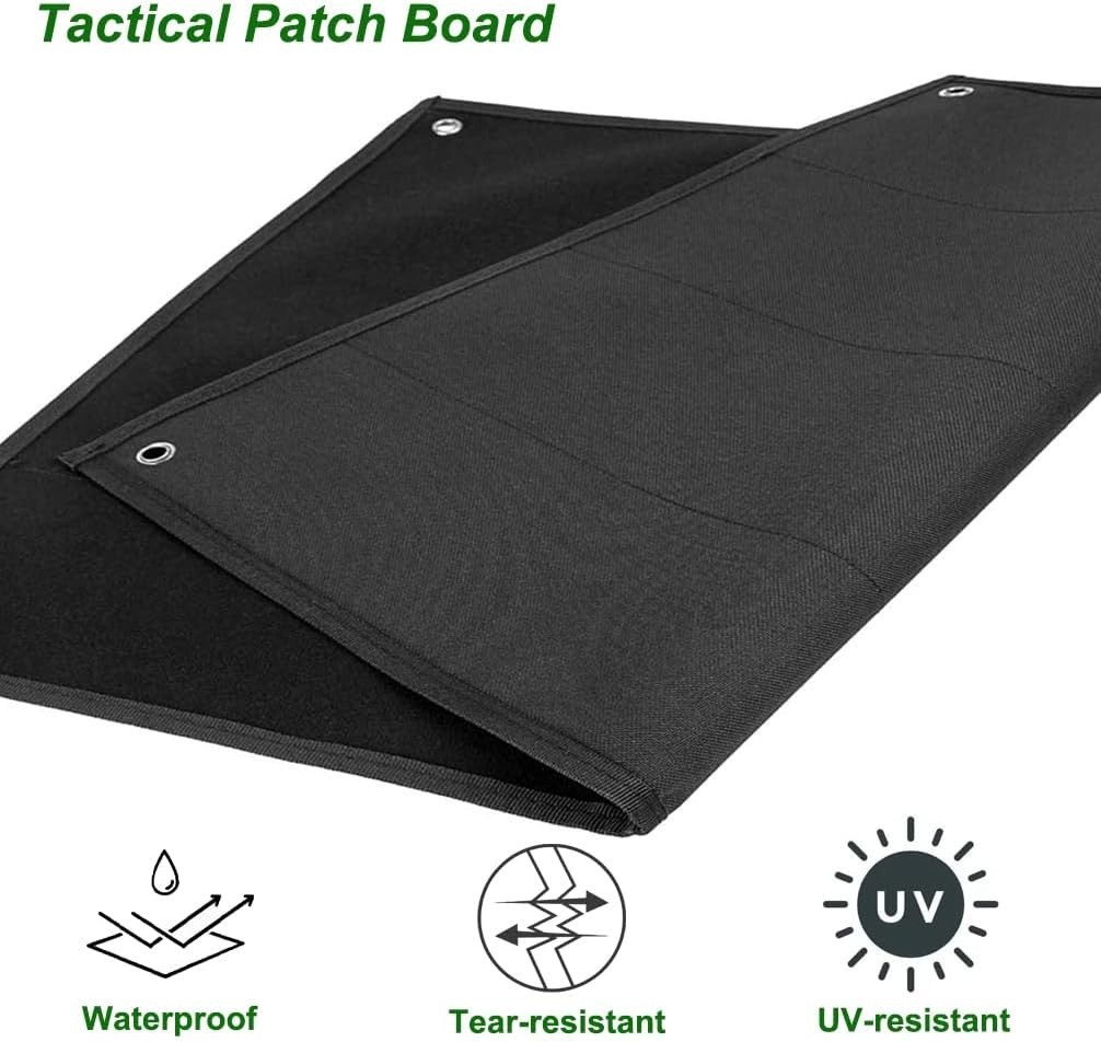 Elegant Morale Patch Wall Panel Holder - Tactical Badge Display for Military Use