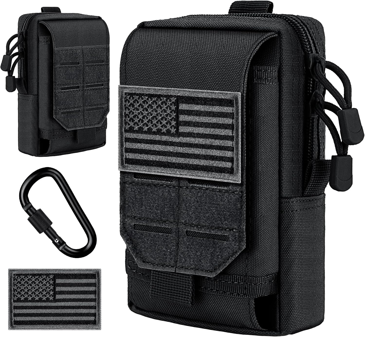 Tactical Molle Phone Pouch Multi-Purpose Compact Utility Waist Pouch Holster for