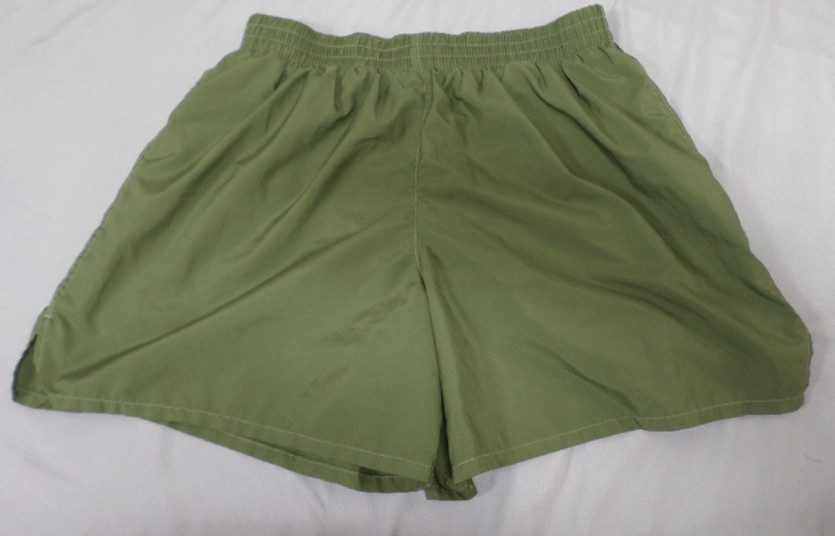 USGI MILITARY OLIVE GREEN SHORTS RUNNING PHYSICAL FITNESS PT USMC SIZE W34