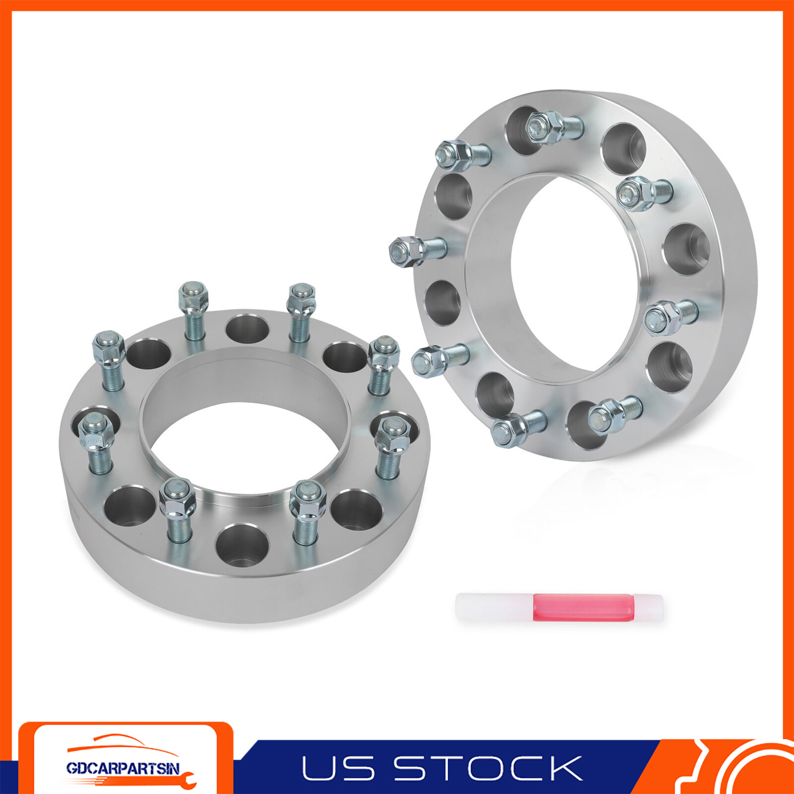 (2) 2" Hubcentric 8x200 Wheel Spacers 14x1.5 For 2019-2025 Ram 3500 F-350 Dually