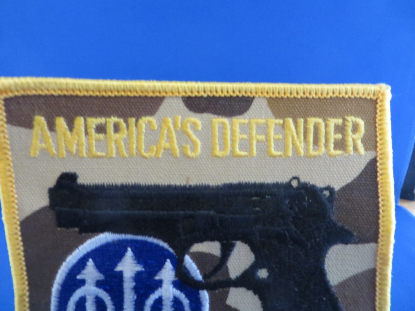 Vintage Beretta Firearms Logo Patch US Armed Forces M9/92FS Embroidered