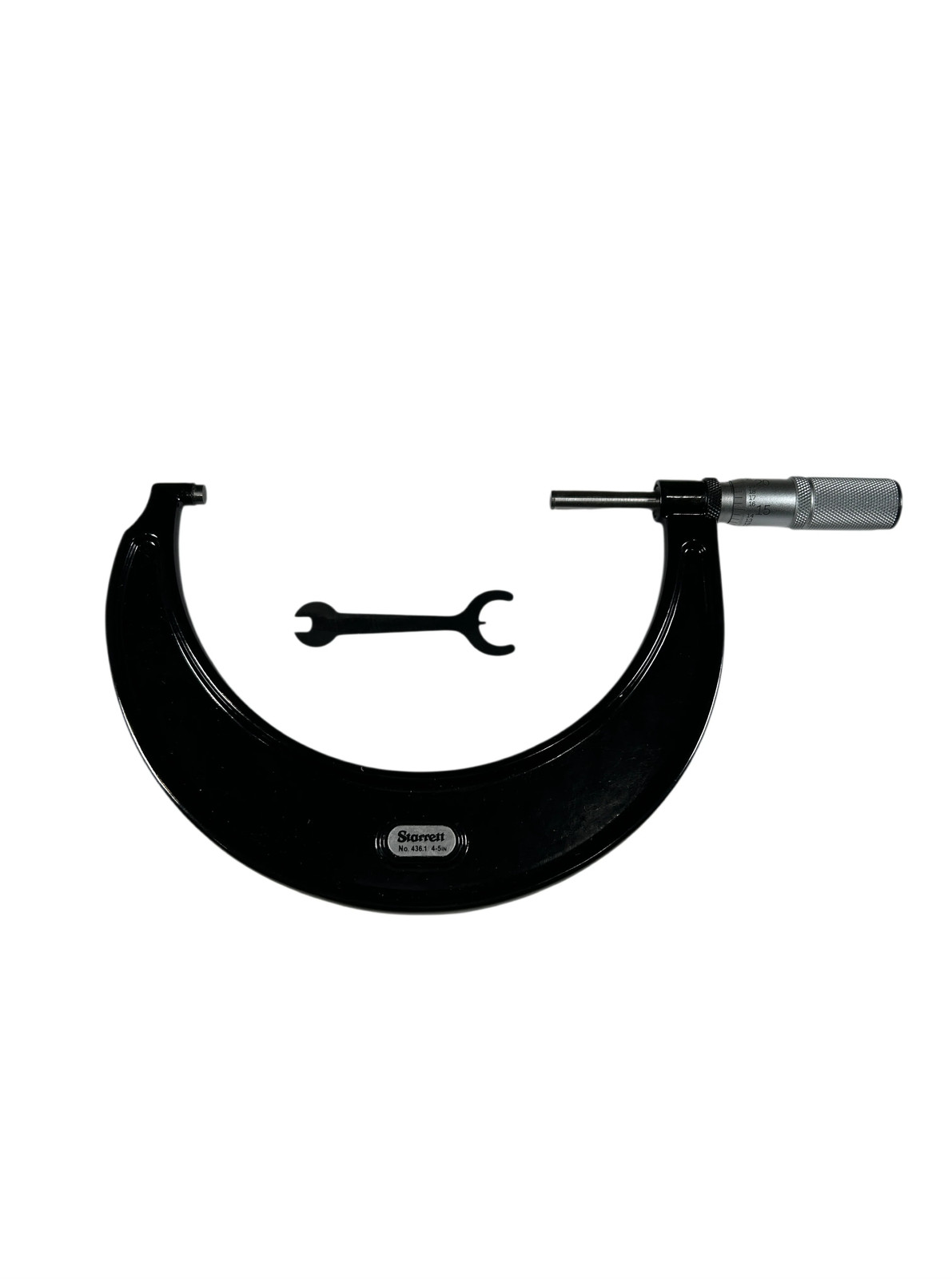 Starrett 68027 5" Max 0.0001" Graduation Friction Mechanical Outside Micrometer