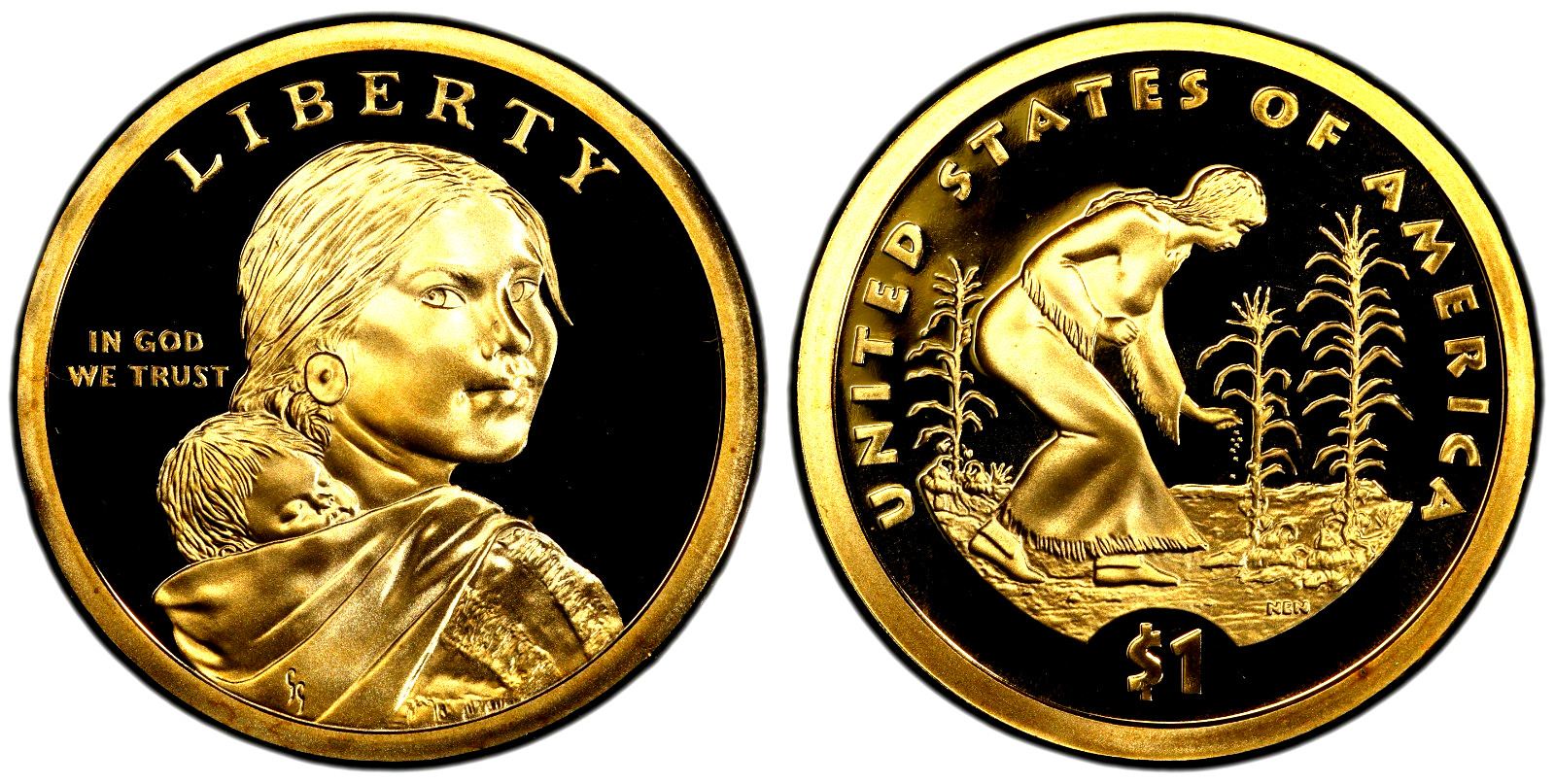 2009S 2010S 2011S  Sacagawea Native American Mint Proof Coins 3 Coin Set!!!!