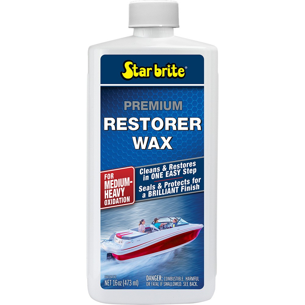 Star Brite Premium Restorer Wax F/Medium To Heavy Oxidation - 16 Oz  86016