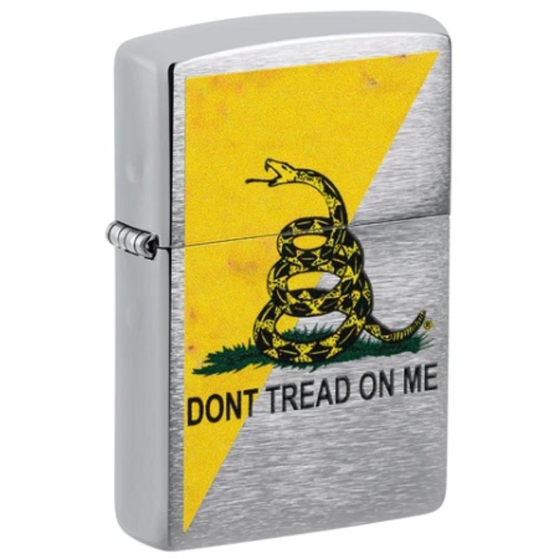 1x Zippo Don't Tread on Me Lighter Utility Flame Classic New Sealed