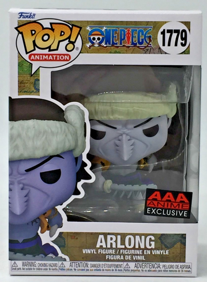 Funko Pop! One Piece Arlong #1779 AAA Anime Exclusive With Pop Protector