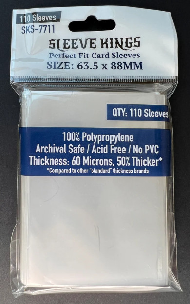 MDG7711 Sleeve Kings: Perfect Fit Infernal Card Sleeves 63.5mm x 88mm (110)