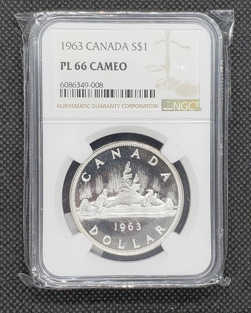 1963 Canada $1 | NGC PL66 CAMEO