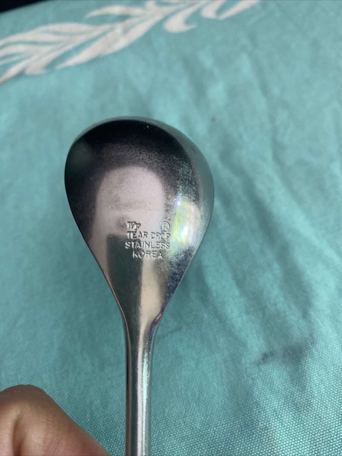 1 Forge WF Tear Drop Stainless Steel Korea Teaspoon Flatware