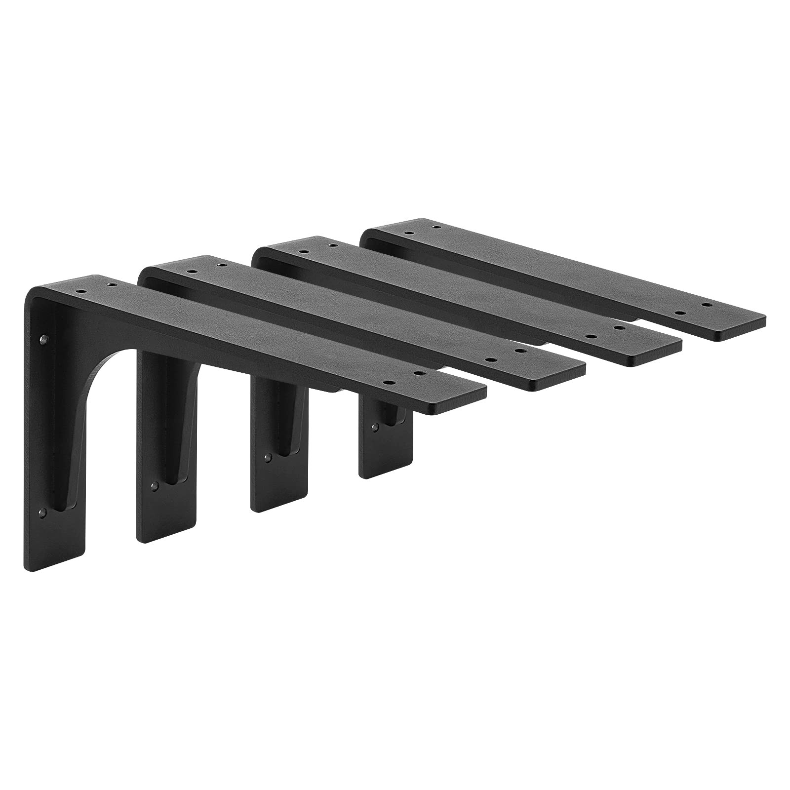 10"x 6"Shelf Bracket ,L Shelf Brackets,max Load 300lbs, Premium Alloy Metal H...