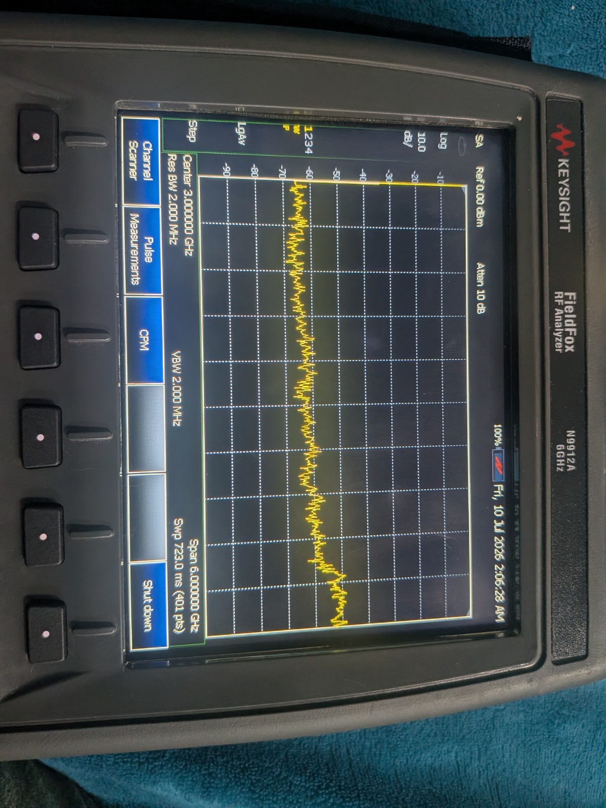 Keysight Agilent Fieldfox N9912A Spectrum Analyzer Generator VNA Meter Cpu2 Cald