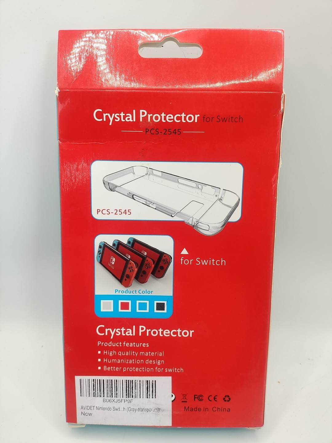 New Crystal Clear Case Protector for Nintendo Switch PCS-2545