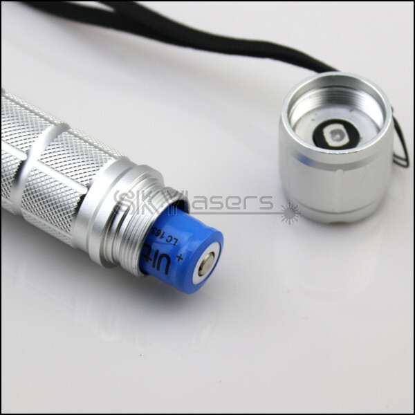 Green Laser Pointer Adjustable Focus 520nm Visible Laser Sight Flashlight