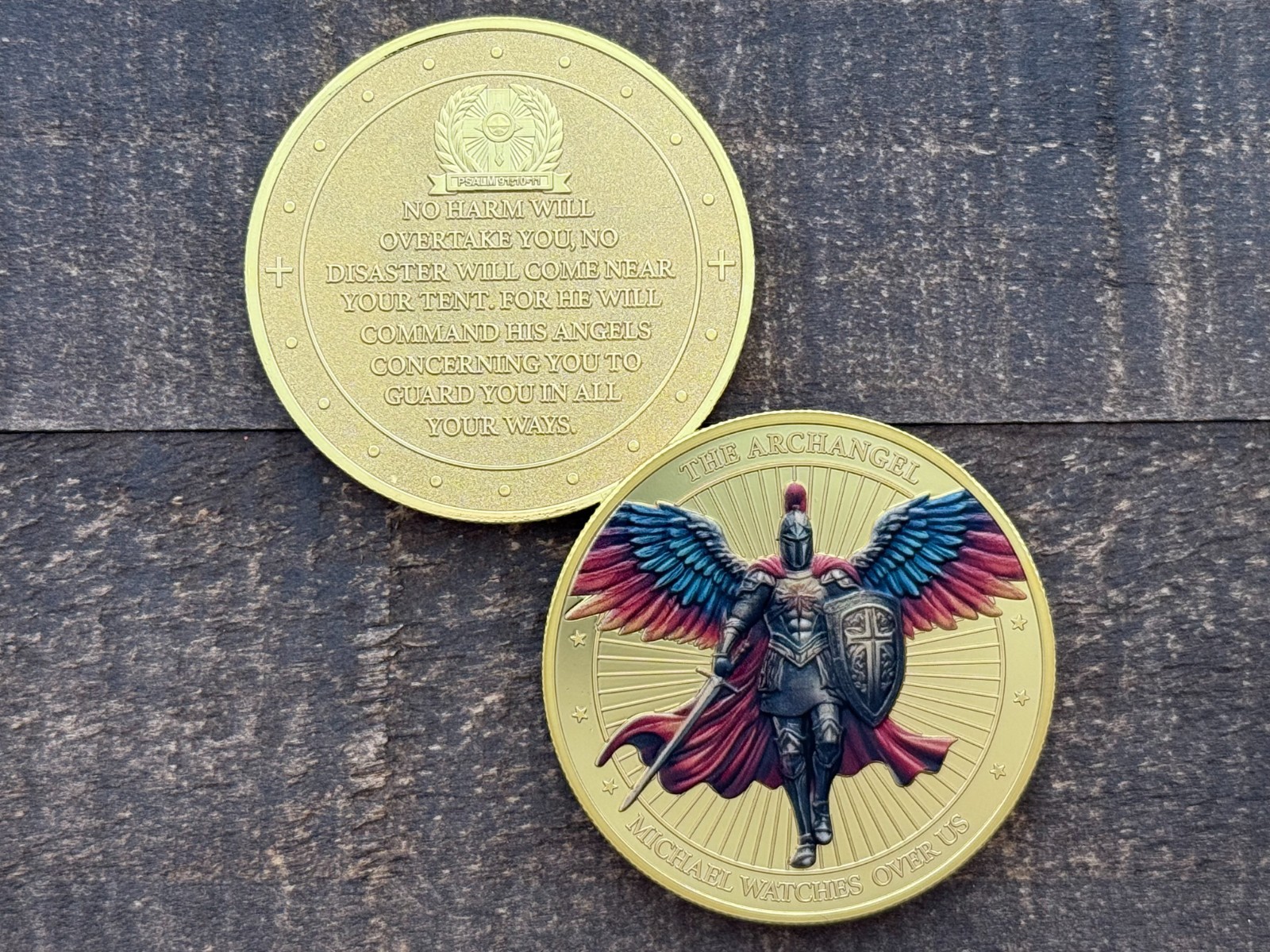 St. Michael (The Archangel) Challenge Coin