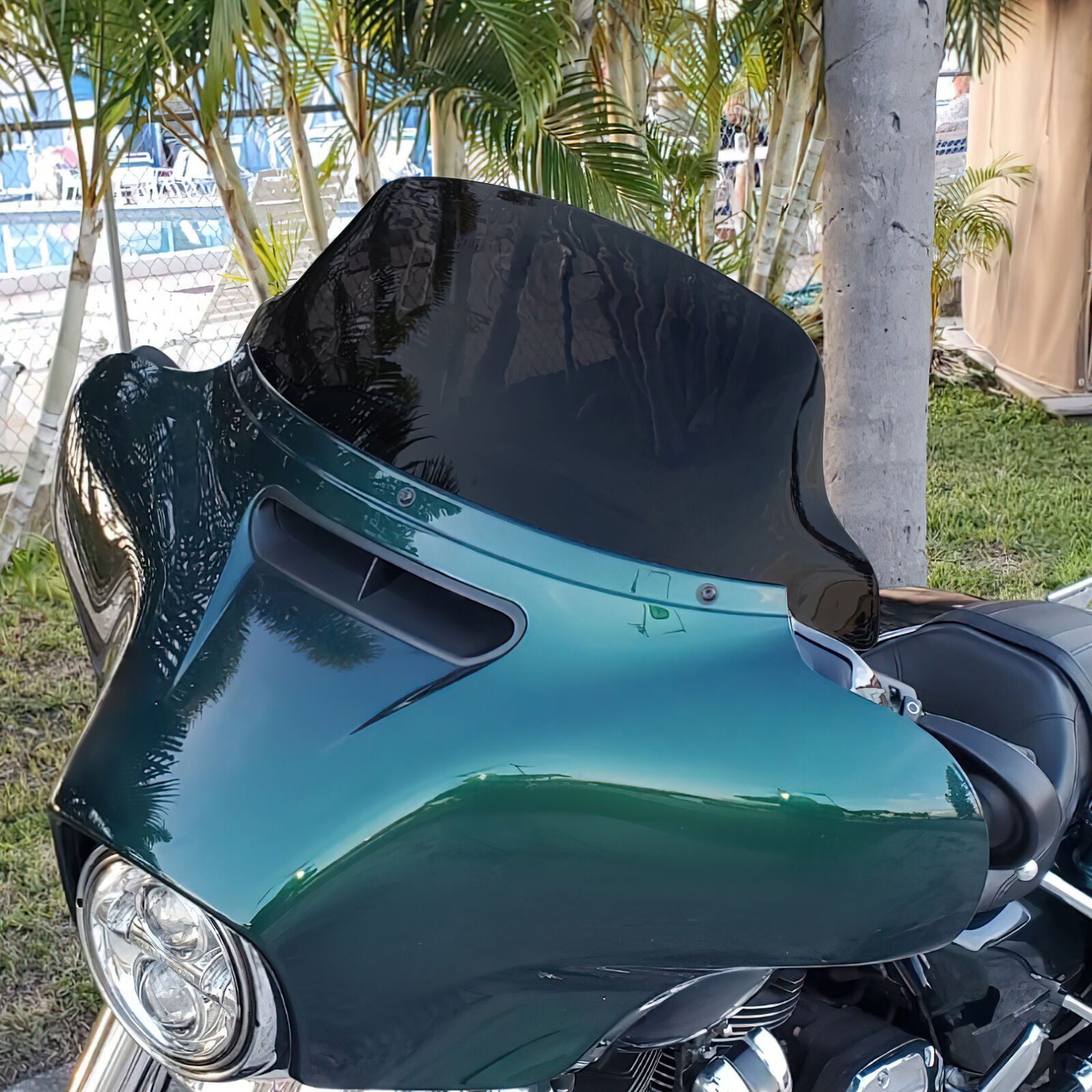 10.5'' Windscreen Windshield Fit For Harley Touring Electra Glide 2014-2023