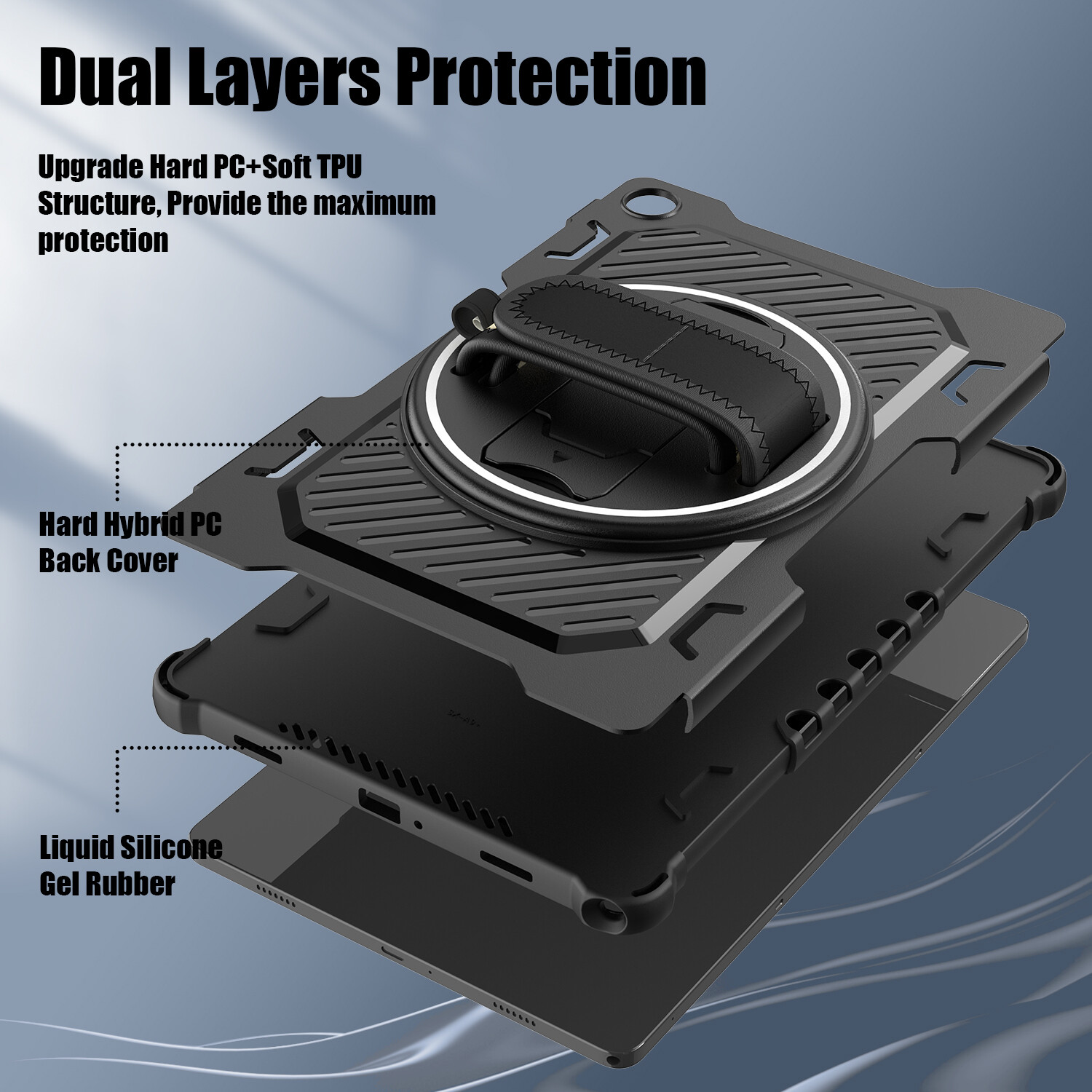 For Samsung Galaxy Tab A9+ 11" Tablet Case Cover/Tempered Glass Screen Protector