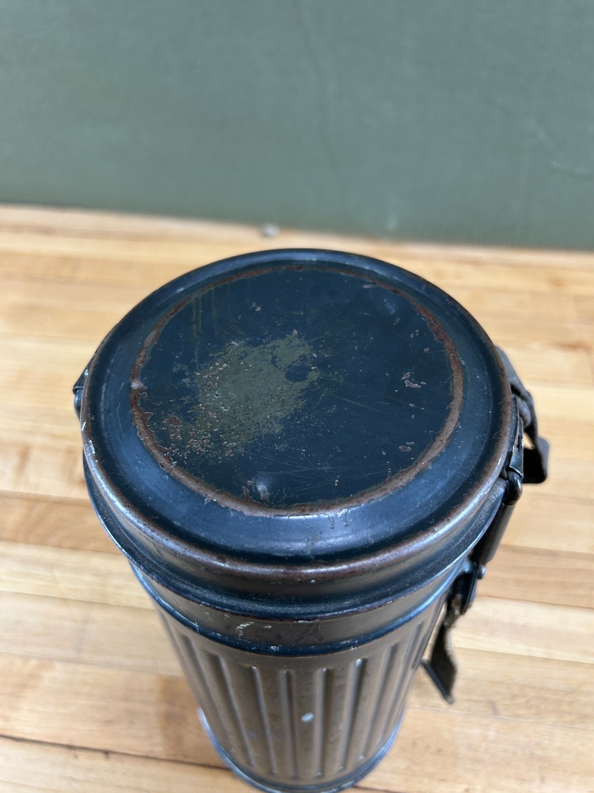 Original WWII German Gas Mask With Canister Can World War 2 Estate Find Surplus