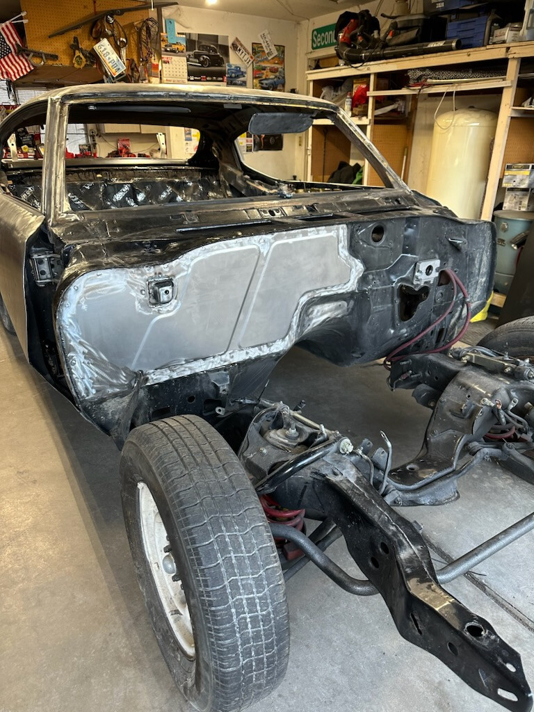1968-72 Chevy Chevelle/Malibu/GTO/El Camino Firewall Panel w/Bead Roll Design