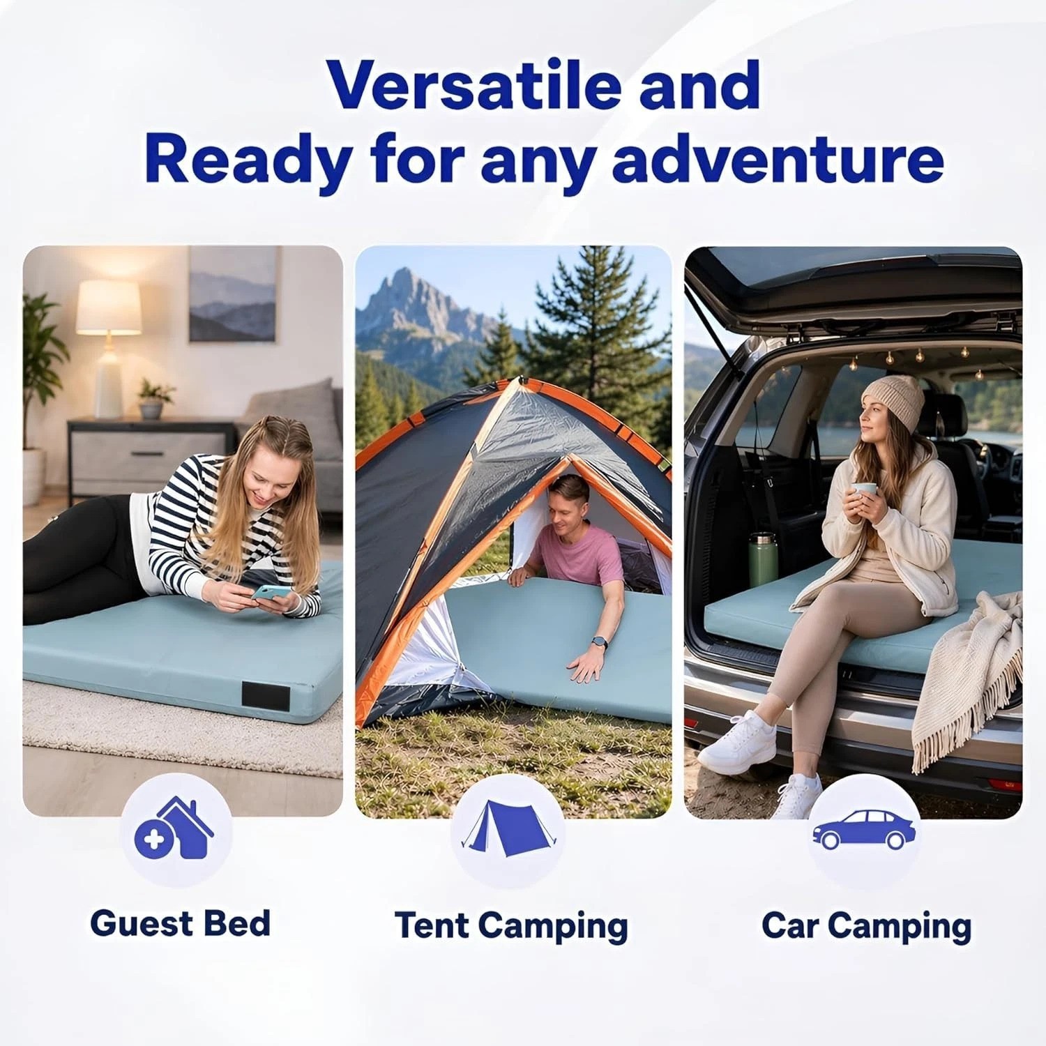 Matrix AirCell Memory Foam Camping Mattress Pad//