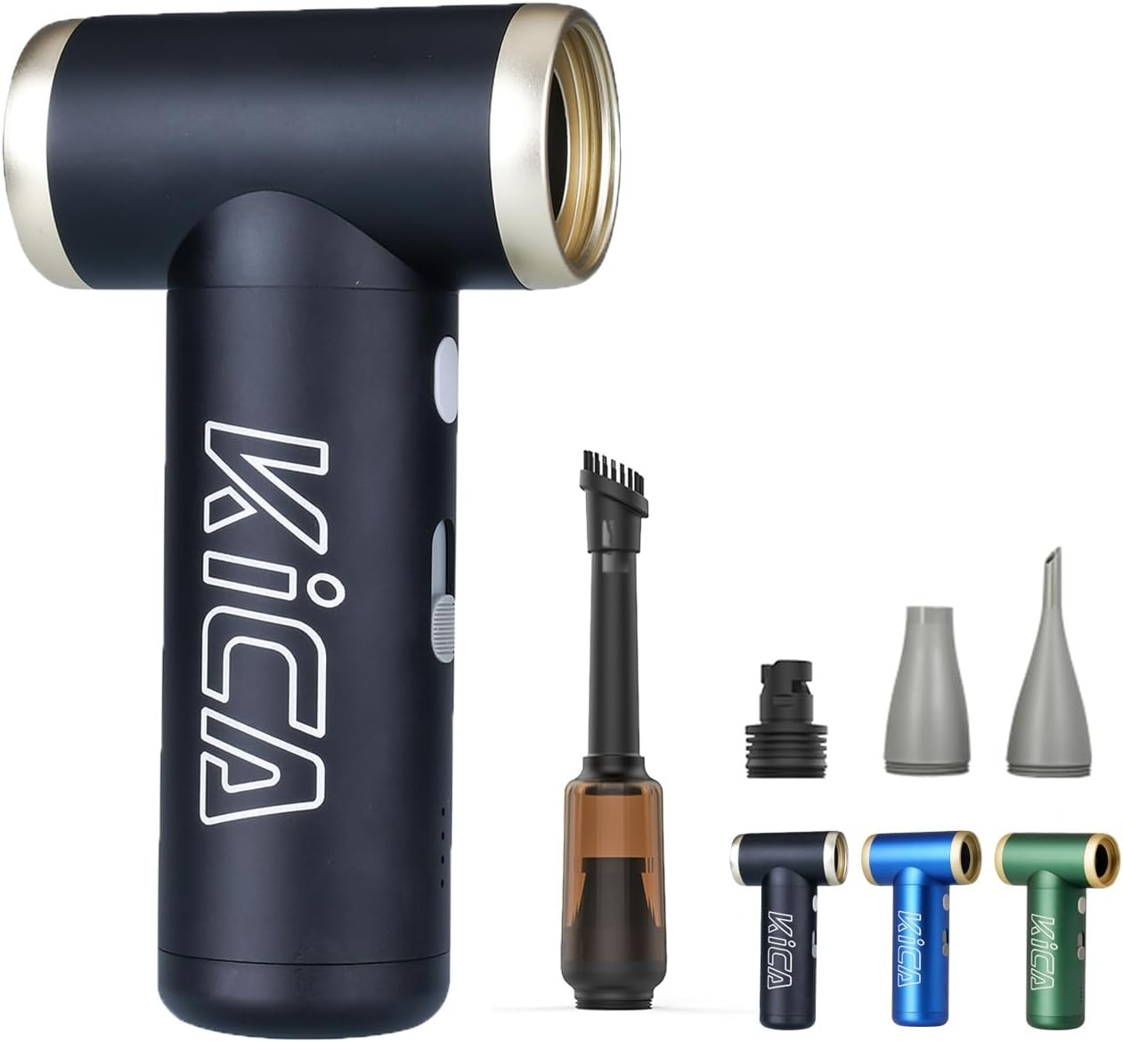 Kica Jetfan 2S Combo Compressed Aircan Substitute,117000Rpm Air Duster Electric