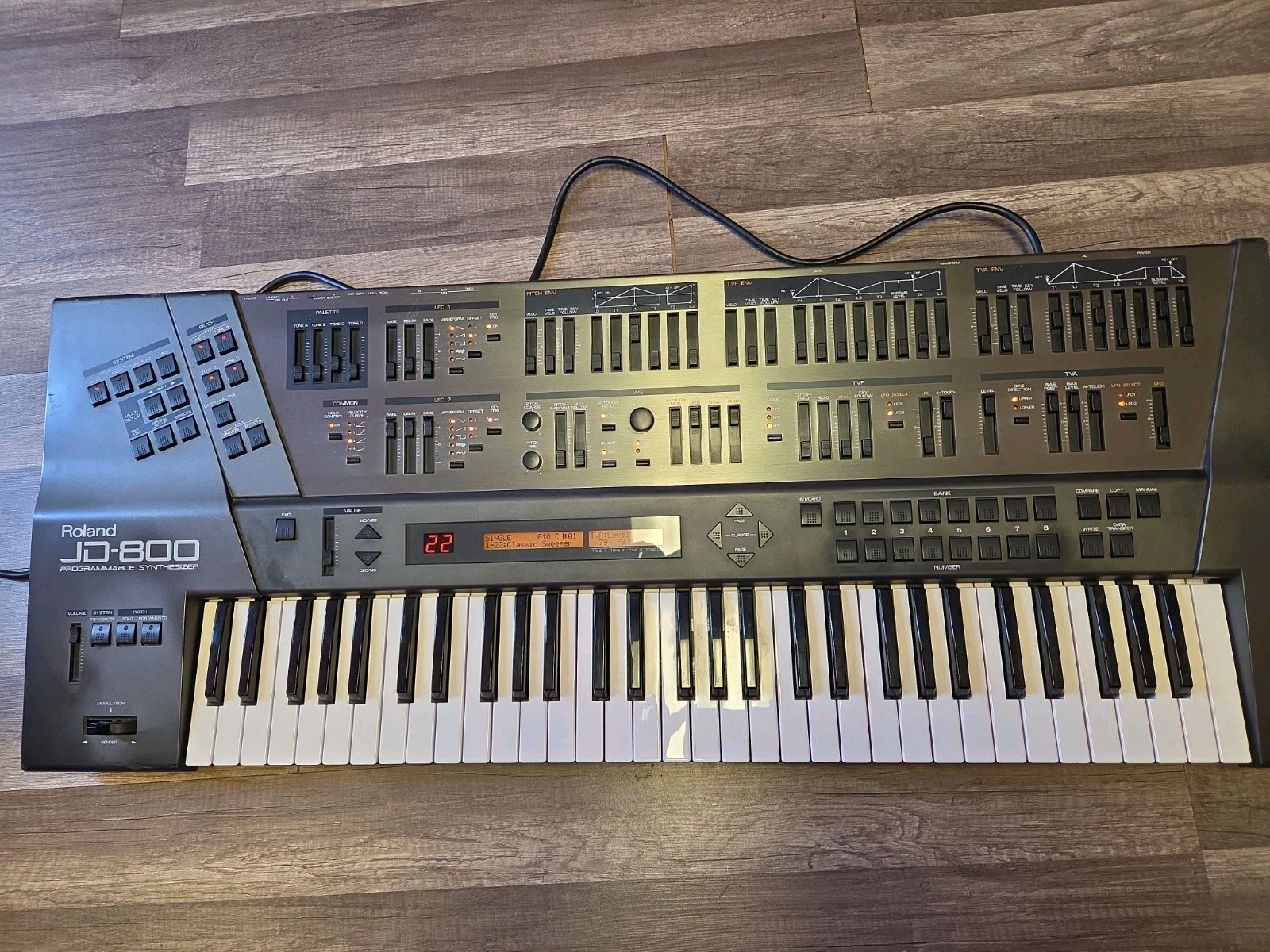 Roland JD-800 Digital Synthesizer Tested Working