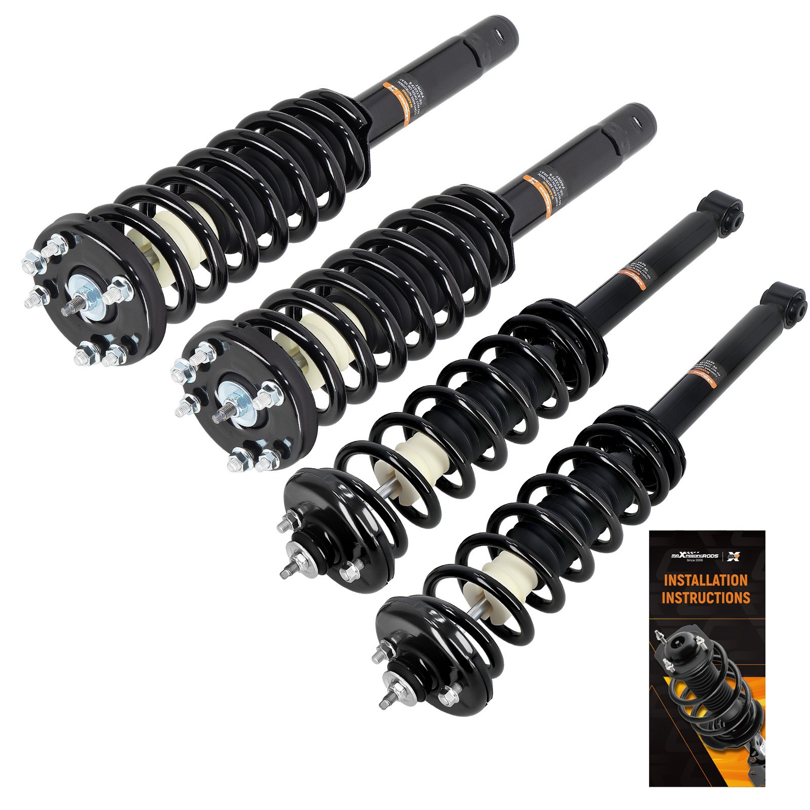 MaXpeedingrods Front Rear Shocks Struts for Acura TL 2004-2008 Suspension Kit