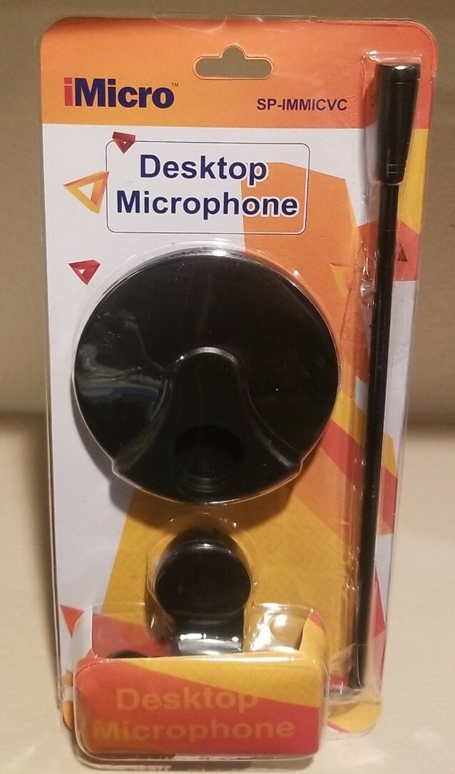 iMicro Desktop Mini Stand Microphone Speech Recording For PC, SP-IMMICVC