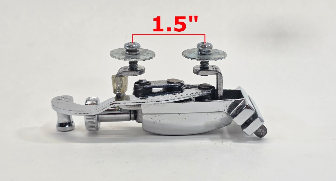Gretsch Snare Drum Strainer Throw Off Part with mounting screws.