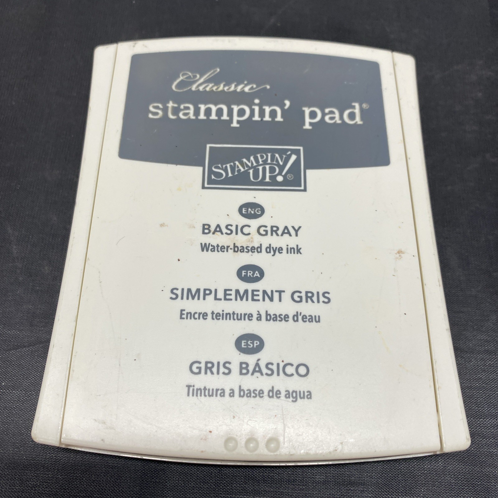Retired Stampin' Up! Ink Pad and Reinker Basic Gray