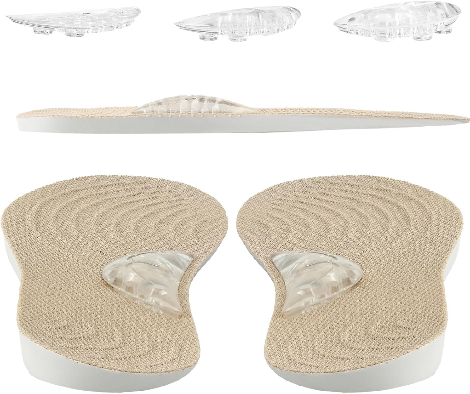 Supination Insoles Orthopedic Corrective Inserts Adjustable Arch Support Sz 41
