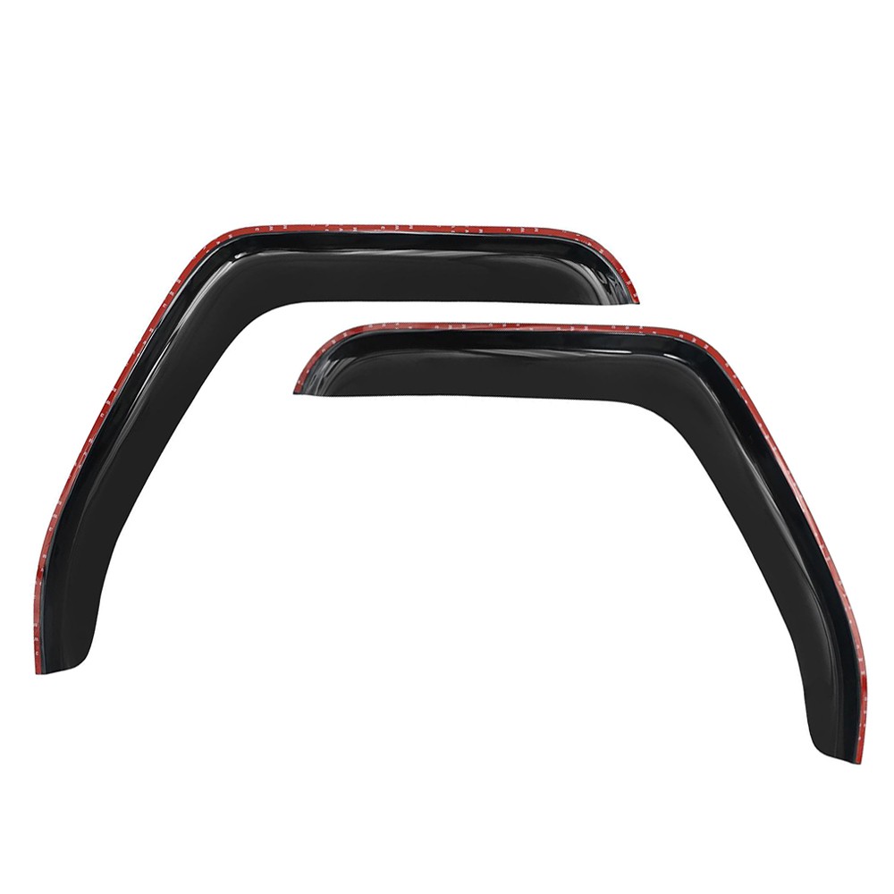 Window Rain Guard Deflectors Compatible With Freightliner Self-Adhesive ABS