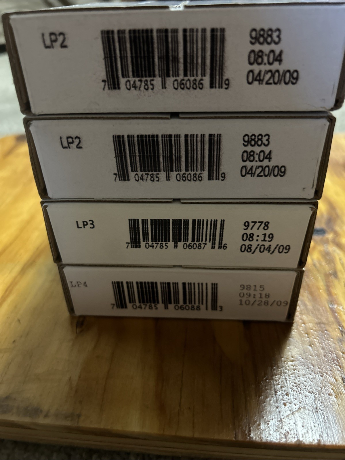 2009 P&D Lincoln Cent US Mint Set LP2 LP3 LP4 Sealed Boxes 8 Rolls 2 Per Box