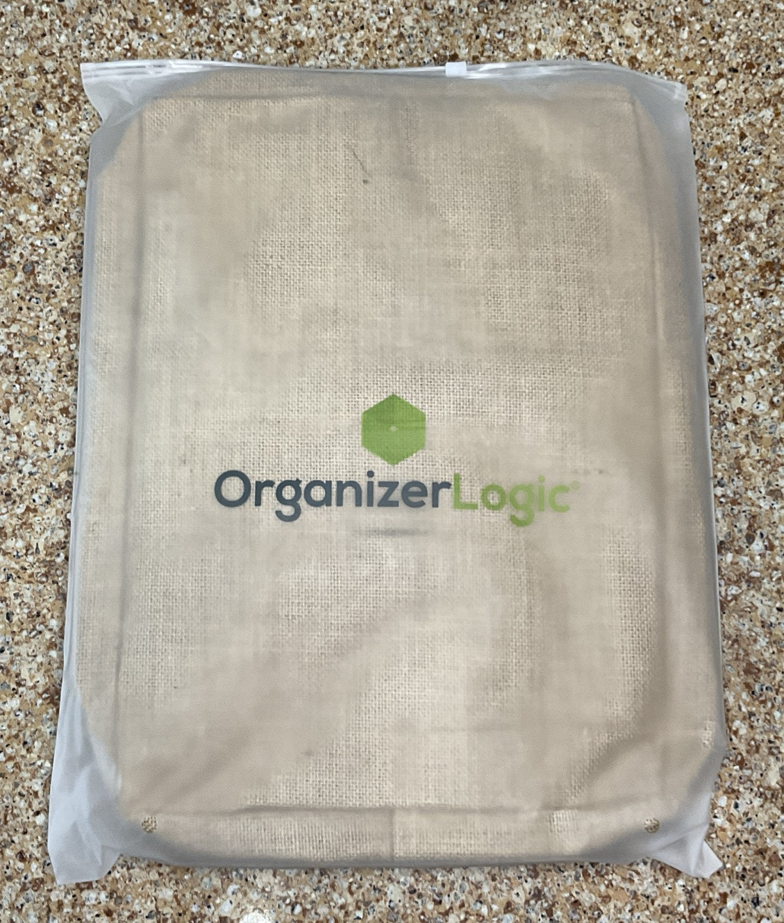 Organizer Logic 2 Pack Blank Jute Basket 17” X 13”